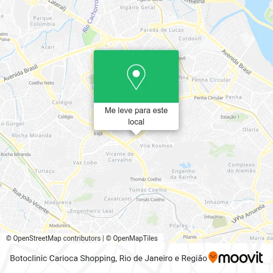 Botoclinic Carioca Shopping mapa