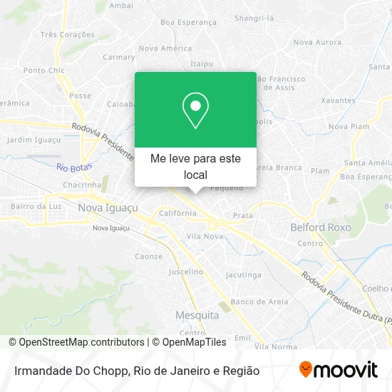 Irmandade Do Chopp mapa