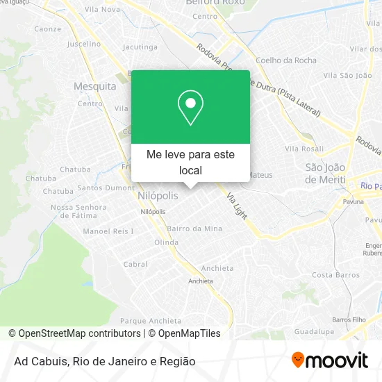 Ad Cabuis mapa