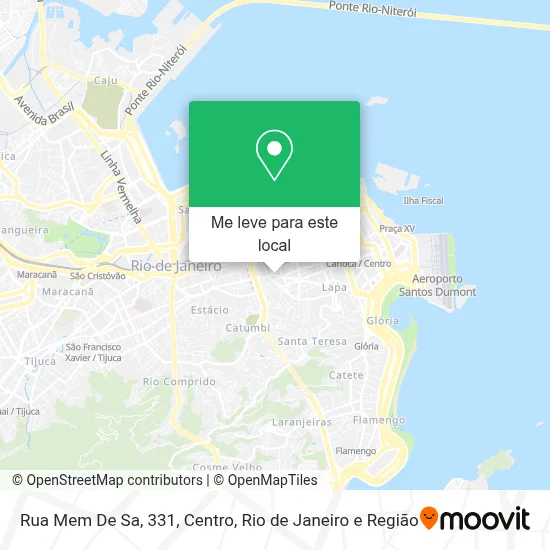 Rua Mem De Sa, 331, Centro mapa
