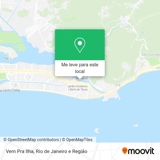 Vem Pra Ilha mapa