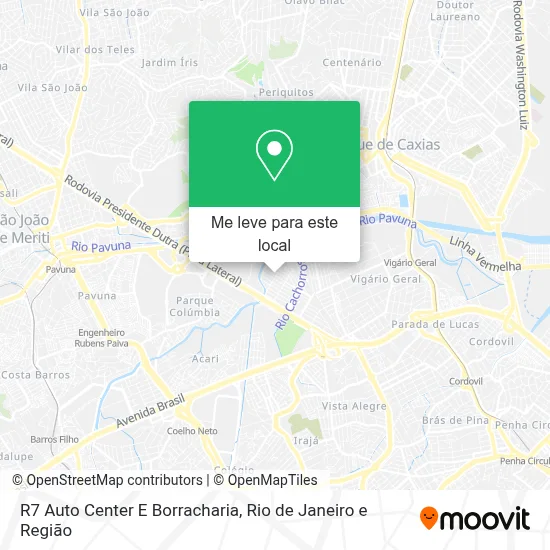R7 Auto Center E Borracharia mapa