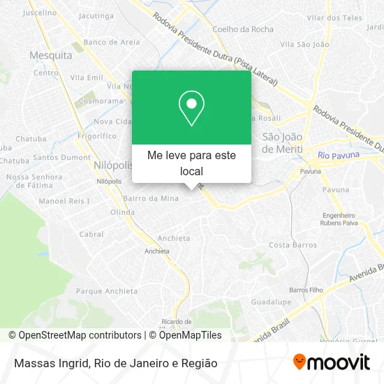 Massas Ingrid mapa