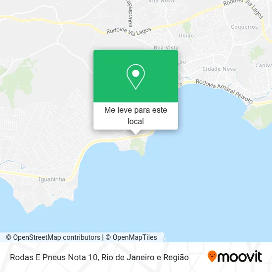 Rodas E Pneus Nota 10 mapa
