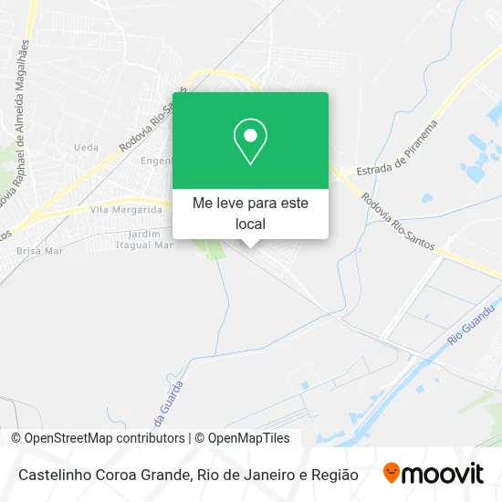 Castelinho Coroa Grande mapa