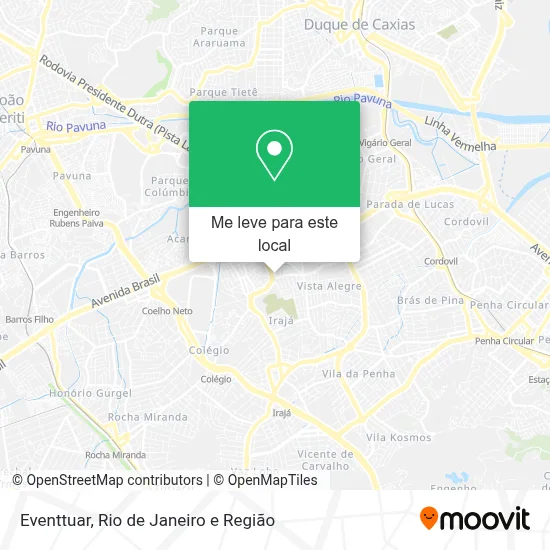 Eventtuar mapa
