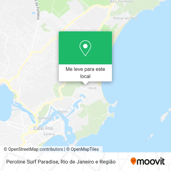 Peroline Surf Paradise mapa