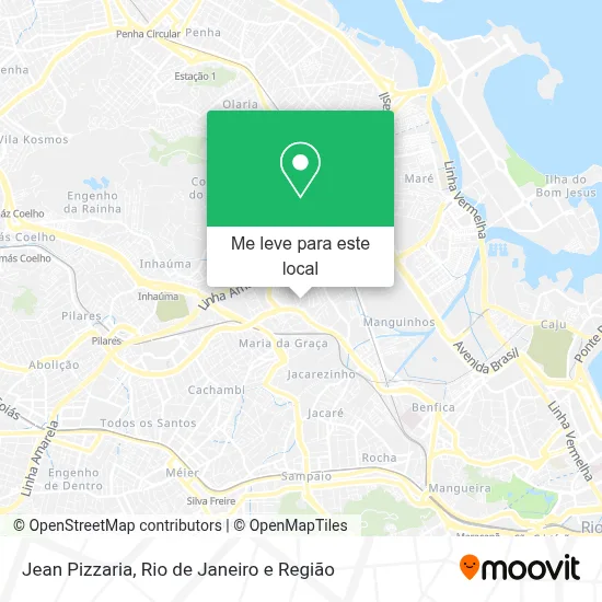 Jean Pizzaria mapa
