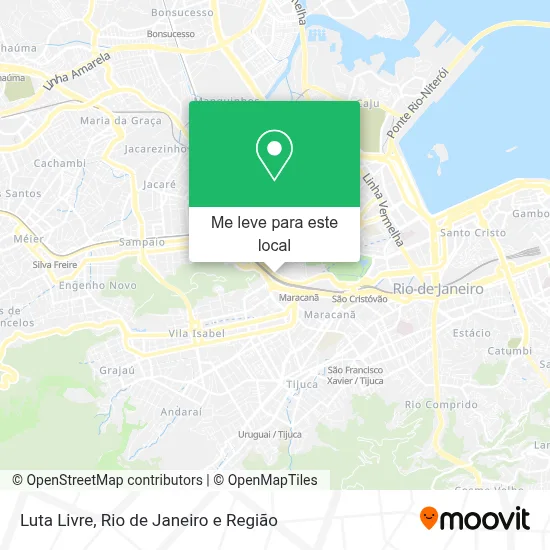 Luta Livre mapa