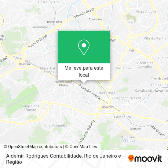 Aldemir Rodrigues Contabilidade mapa