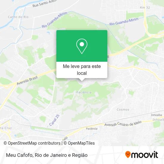Meu Cafofo mapa