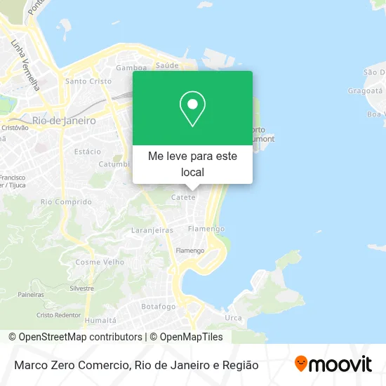 Marco Zero Comercio mapa