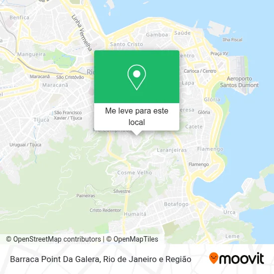 Barraca Point Da Galera mapa