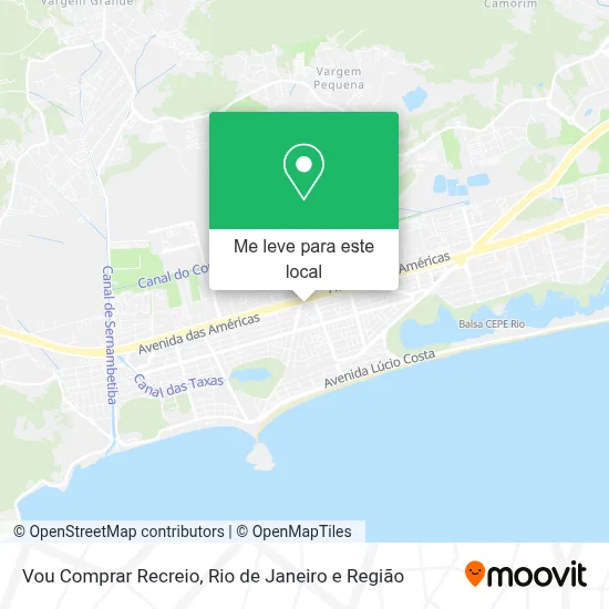 Vou Comprar Recreio mapa