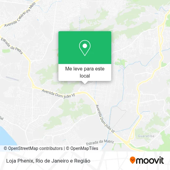 Loja Phenix mapa