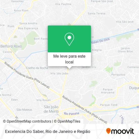 Excelencia Do Saber mapa