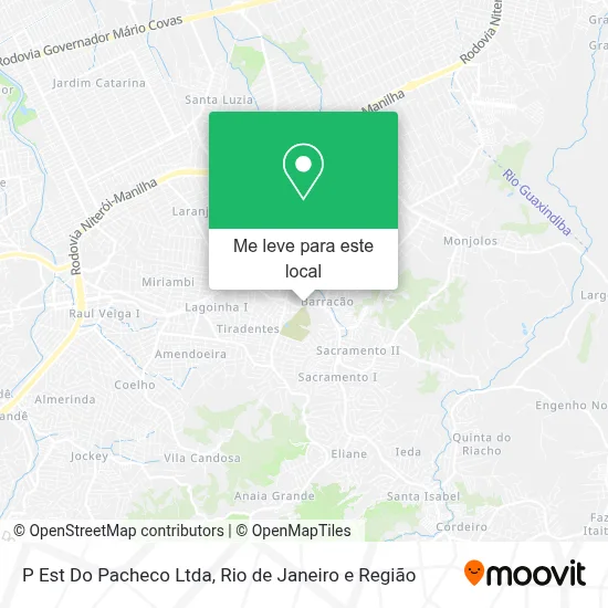 P Est Do Pacheco Ltda mapa