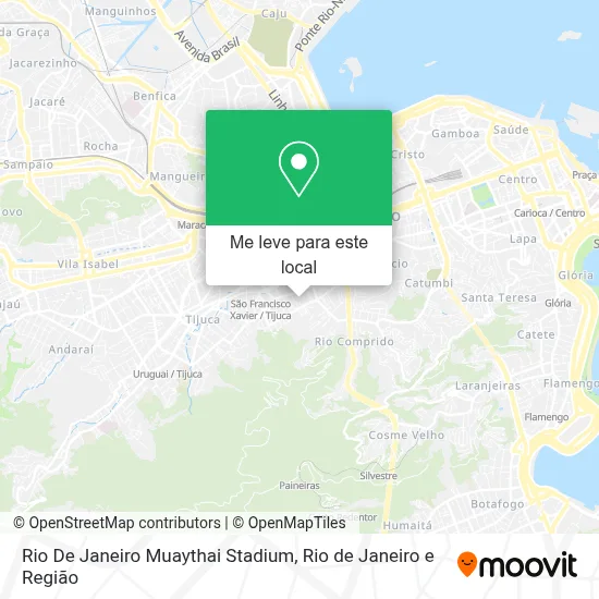Rio De Janeiro Muaythai Stadium mapa