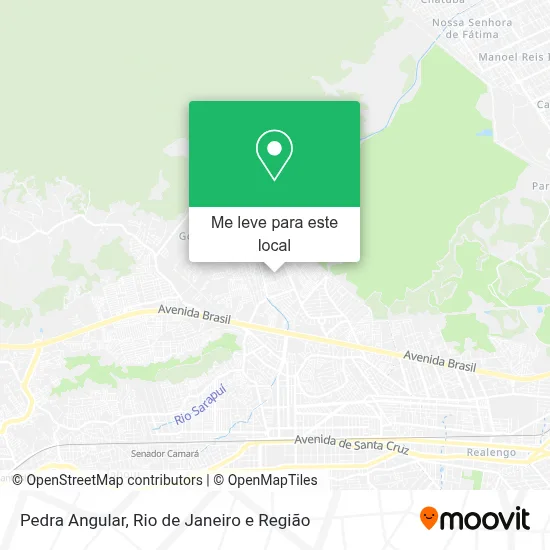 Pedra Angular mapa