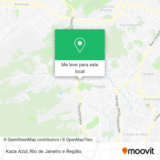 Kaza Azul mapa