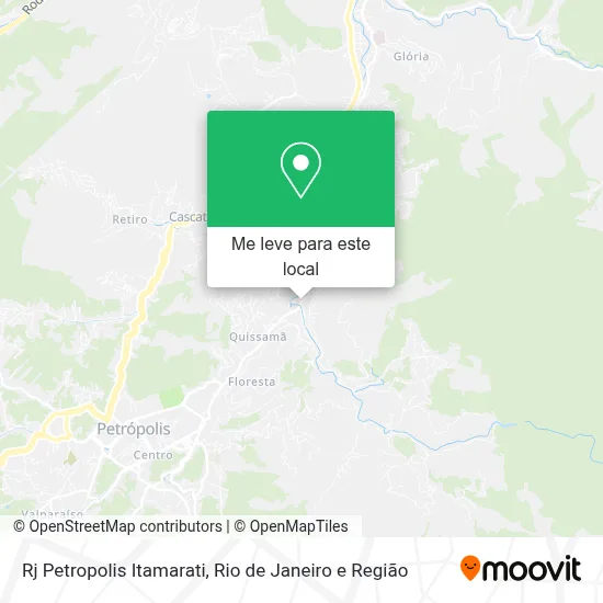 Rj Petropolis Itamarati mapa