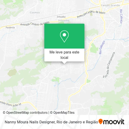 Nanny Moura Nails Designer mapa