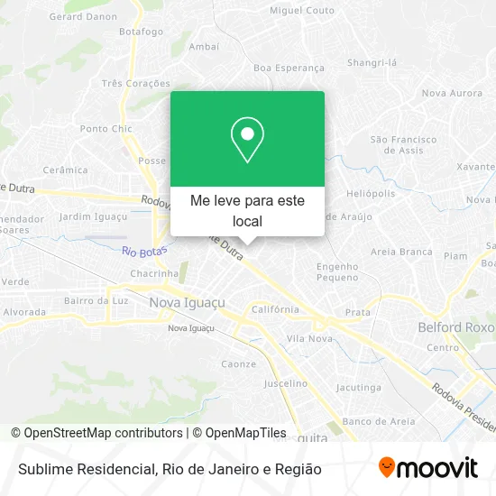 Sublime Residencial mapa