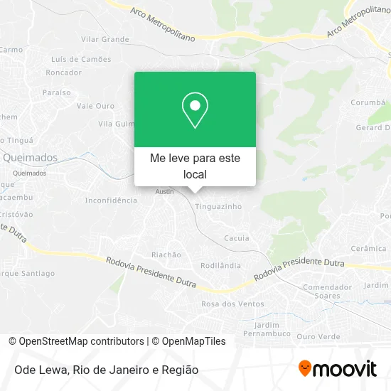Ode Lewa mapa