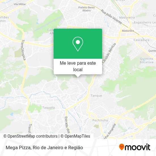 Mega Pizza mapa