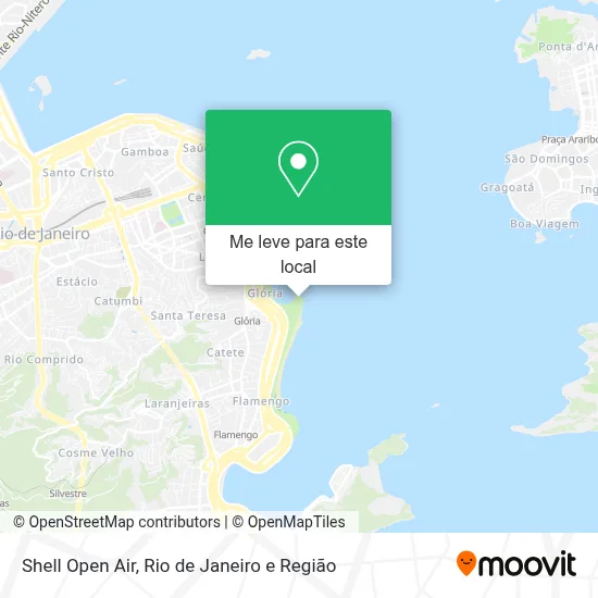 Shell Open Air mapa