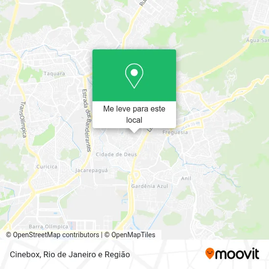 Cinebox mapa