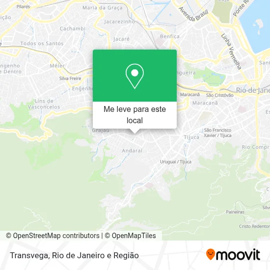 Transvega mapa
