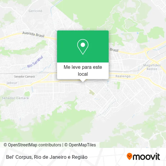Bel' Corpus mapa
