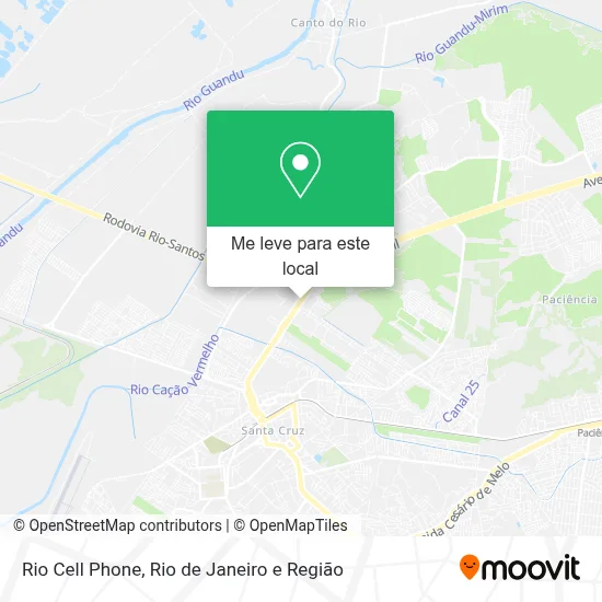 Rio Cell Phone mapa