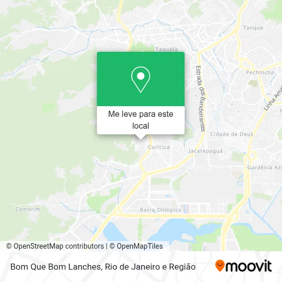 Bom Que Bom Lanches mapa