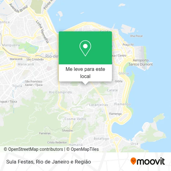 Sula Festas mapa