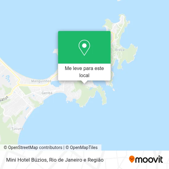 Mini Hotel Búzios mapa