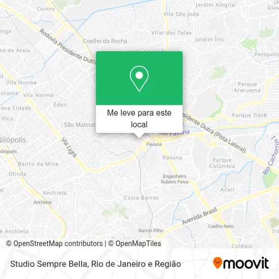 Studio Sempre Bella mapa
