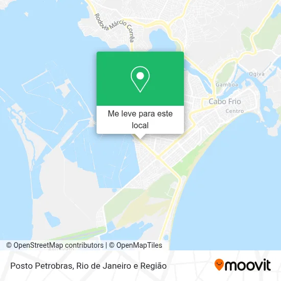 Posto Petrobras mapa