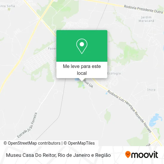 Museu Casa Do Reitor mapa