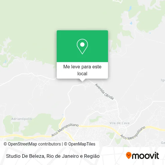 Studio De Beleza mapa