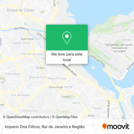 Imperio Dos Filtros mapa