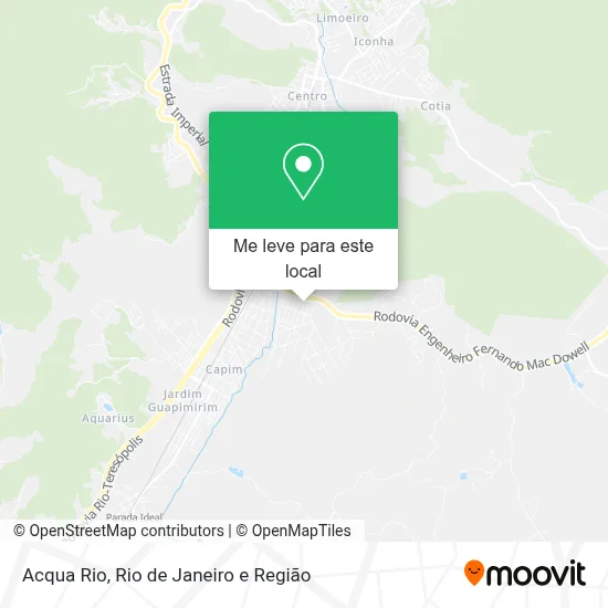 Acqua Rio mapa