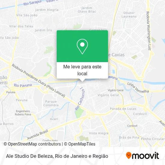 Ale Studio De Beleza mapa