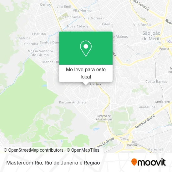 Mastercom Rio mapa