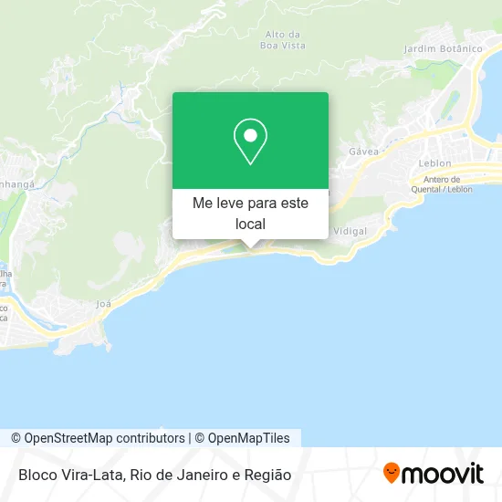 Bloco Vira-Lata mapa