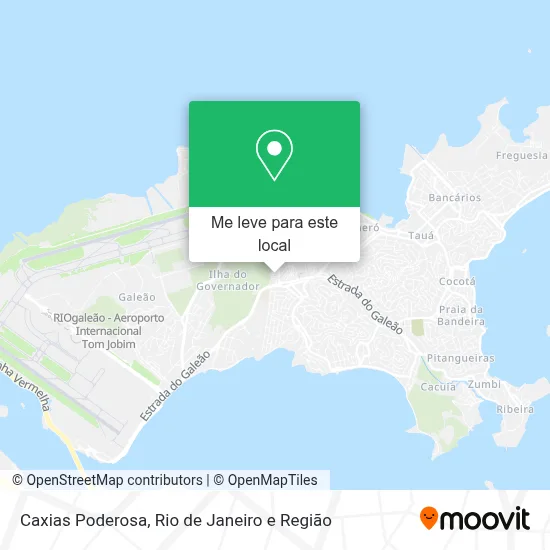 Caxias Poderosa mapa