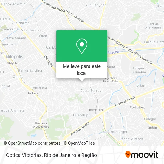 Optica Victorias mapa