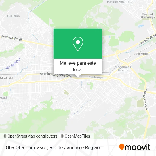 Oba Oba Churrasco mapa