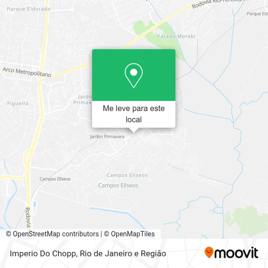 Imperio Do Chopp mapa
